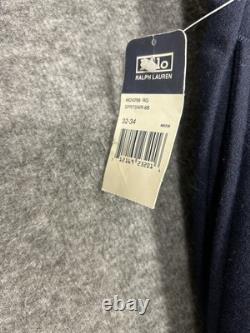 Vintage Polo Ralph Lauren Dress Pants Men 32x34 Blue Navy Wool Made In USA