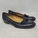 Vintage Polo Ralph Lauren Dress Shoes Mens 11d Black Leather Opera Pump Rare