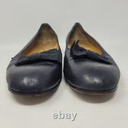 Vintage Polo Ralph Lauren Dress Shoes Mens 11D Black Leather Opera Pump RARE
