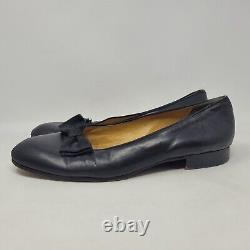Vintage Polo Ralph Lauren Dress Shoes Mens 11D Black Leather Opera Pump RARE