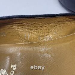 Vintage Polo Ralph Lauren Dress Shoes Mens 11D Black Leather Opera Pump RARE