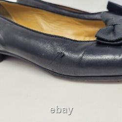 Vintage Polo Ralph Lauren Dress Shoes Mens 11D Black Leather Opera Pump RARE