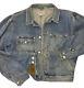 Vintage Polo Ralph Lauren Dungarees Denim Jacket Jean 90s Sz L Kanye Fades Usa