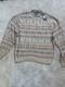 Vintage Polo Ralph Lauren Fair Isle Sweater Size Xl Cotton Cashmere Blend