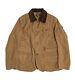 Vintage Polo Ralph Lauren Field Hunting Coat Jacket Talon Zip Beige Size L
