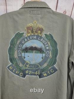 Vintage Polo Ralph Lauren Field Jacket Airborne Military Medium