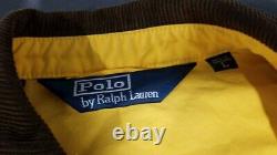 Vintage Polo Ralph Lauren Fireman Jacket Sailing Yellow Polo Sport L