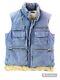 Vintage Polo Ralph Lauren Fishing Tactical Hunting Vest Lg Down Puffer Blue (b3)