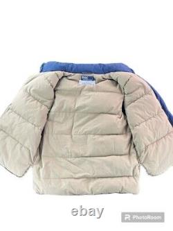 Vintage Polo Ralph Lauren Fishing Tactical Hunting Vest LG Down Puffer Blue (B3)