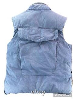 Vintage Polo Ralph Lauren Fishing Tactical Hunting Vest LG Down Puffer Blue (B3)