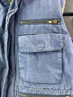 Vintage Polo Ralph Lauren Fishing Tactical Hunting Vest LG Down Puffer Blue (B3)