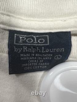 Vintage Polo Ralph Lauren Five Horses T Shirt NO FLAWS GRAIL SIZE LARGE