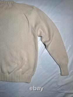 Vintage Polo Ralph Lauren Flag 100% Cotton Crewneck Sweater Large