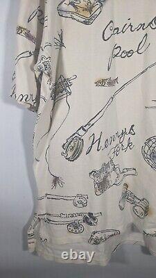 Vintage Polo Ralph Lauren Fly Fishing Shirt Made In USA 90s XL Henry's Fork