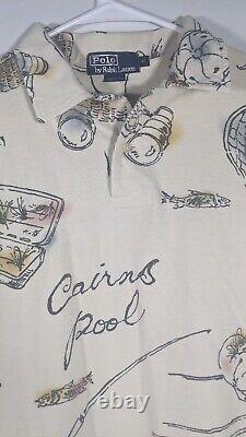 Vintage Polo Ralph Lauren Fly Fishing Shirt Made In USA 90s XL Henry's Fork