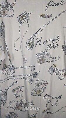 Vintage Polo Ralph Lauren Fly Fishing Shirt Made In USA 90s XL Henry's Fork