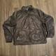 Vintage Polo Ralph Lauren Genuine Leather Jacket Large Men's Black Soft Zip Up