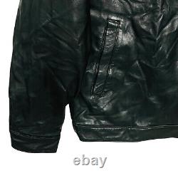 Vintage Polo Ralph Lauren Genuine Soft Leather Pony Logo Driving Jacket Men's L