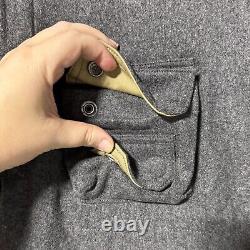 Vintage Polo Ralph Lauren Gray Wool Blend Cargo Utility Military Pants 32x30 NWT