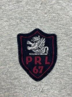 Vintage Polo Ralph Lauren Griffin PRL 67 Shield Hoodie Rare Sweatshirt Med