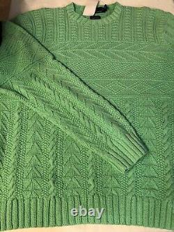 Vintage Polo Ralph Lauren Hand Knit Sweater Palm Beach XXL 2XL From 2001-2004