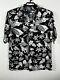 Vintage Polo Ralph Lauren Hawaiian Shirt Mens Xl Black Rayon Classic Fit