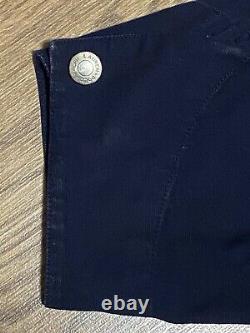 Vintage Polo Ralph Lauren Heavy Denim Clasp Fireman / Military Jacket Coat Large