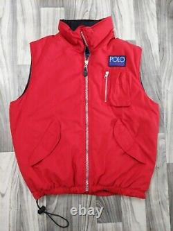 Vintage Polo Ralph Lauren Hi Tech Vest OG Sz M Stadium Pwing Snow Beach 92 93