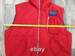 Vintage Polo Ralph Lauren Hi Tech Vest OG Sz M Stadium Pwing Snow Beach 92 93