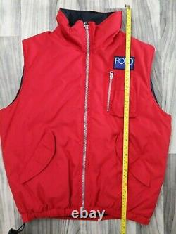 Vintage Polo Ralph Lauren Hi Tech Vest OG Sz M Stadium Pwing Snow Beach 92 93