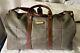 Vintage Polo Ralph Lauren Houndstooth Duffle Weekender Travel Bag Suitcase