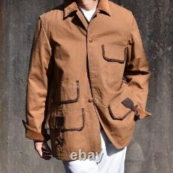 Vintage Polo Ralph Lauren Hunting Jacket 240124 Leather Brown Japan Size M / 38