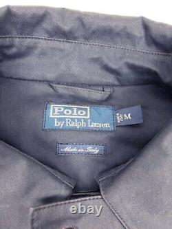 Vintage Polo Ralph Lauren Hunting Jacket Military Made In Italy Medium