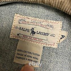 Vintage Polo Ralph Lauren Indian Head Denim Jacket Jean Jacket Size medium rare