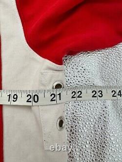 Vintage Polo Ralph Lauren Italia Rugby Long Sleeve Red Shirt Size Medium