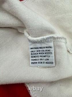 Vintage Polo Ralph Lauren Italia Rugby Long Sleeve Red Shirt Size Medium