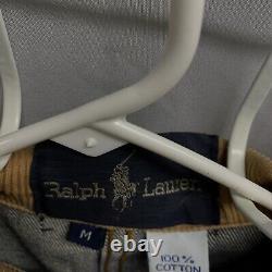 Vintage Polo Ralph Lauren Jacket Adult Medium Denim? Long Sleeve Chore 80s Mens