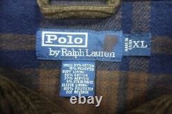 Vintage Polo Ralph Lauren Jacket Adult XL Brown Bomber Corduroy Coat Cord Men's