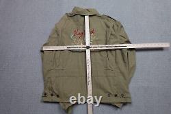 Vintage Polo Ralph Lauren Jacket Men XL Green Key West Fleece Lined Boating