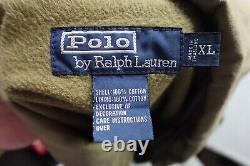 Vintage Polo Ralph Lauren Jacket Men XL Green Key West Fleece Lined Boating