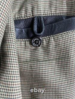 Vintage Polo Ralph Lauren Jacket Men XXL Brown Designer Flight Aviator Bomber