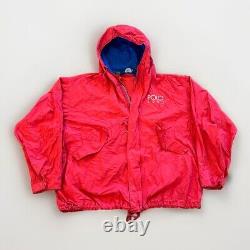 Vintage Polo Ralph Lauren Jacket Men's L 1992 Stadium Cotton Red Windbreaker