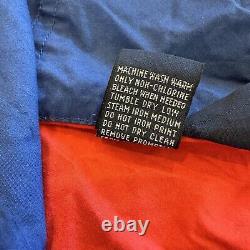 Vintage Polo Ralph Lauren Jacket Men's L 1992 Stadium Cotton Red Windbreaker