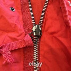 Vintage Polo Ralph Lauren Jacket Men's L 1992 Stadium Cotton Red Windbreaker