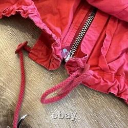 Vintage Polo Ralph Lauren Jacket Men's L 1992 Stadium Cotton Red Windbreaker