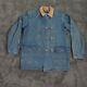 Vintage Polo Ralph Lauren Jacket Mens 40 In Large Denim Fireman Corduroy Collar