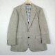Vintage Polo Ralph Lauren Jacket Mens 42r Wool Tweed Herringbone Sport Coat Usa