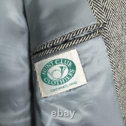 Vintage Polo Ralph Lauren Jacket Mens 42R Wool Tweed Herringbone Sport Coat USA