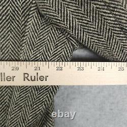 Vintage Polo Ralph Lauren Jacket Mens 42R Wool Tweed Herringbone Sport Coat USA