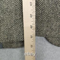 Vintage Polo Ralph Lauren Jacket Mens 42R Wool Tweed Herringbone Sport Coat USA